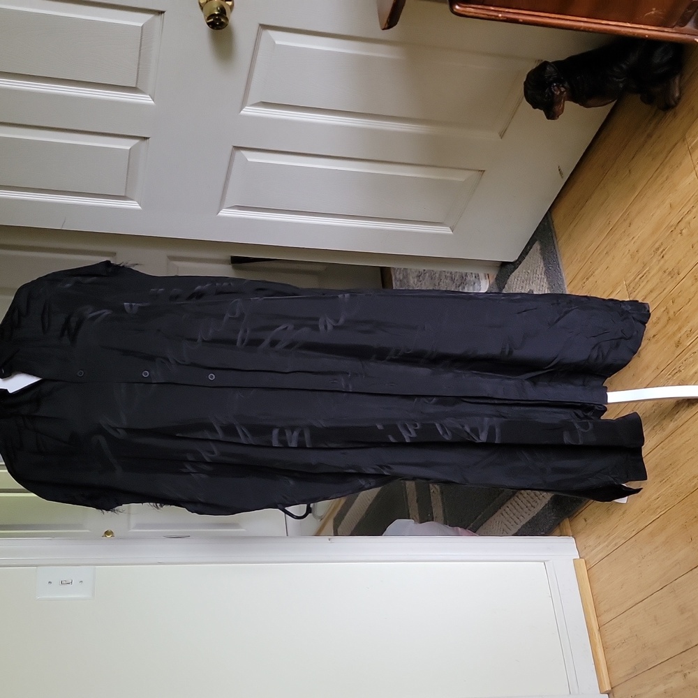 BALENCIAGA SILK DRESS/BEACH COVER